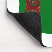 Turkmenistan Flag Mousepad (Ecke)