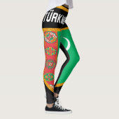 Turkmenistan-Flagge Leggings (Rechts)