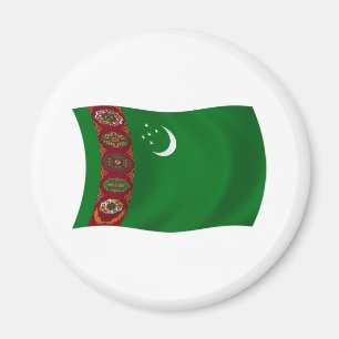 Turkmenistan-Flagge-Magnet Magnet