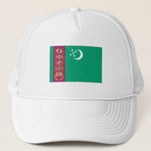 Turkmenistan-Flagge Truckerkappe