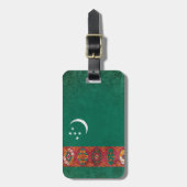 Turkmenistan Gepäckanhänger (Vorderseite vertikal)