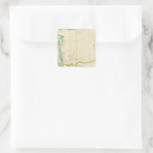 Turkmenistan Iran 53 Quadratischer Aufkleber (Tasche)