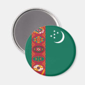 Turkmenistan Magnet (Vorderseite/Rückseite)