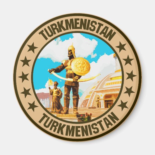 Turkmenistan Magnet (Vorne)
