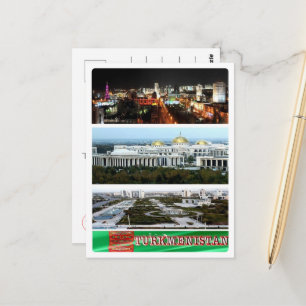 Turkmenistan - Mosaik - Postkarte