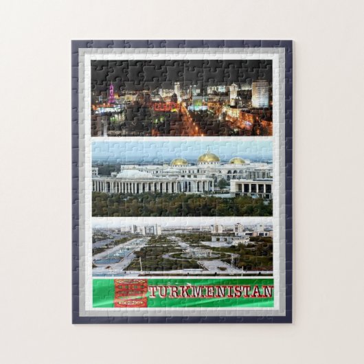 Turkmenistan - Mosaik - Puzzle (Vertikal)