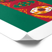 Turkmenistan Poster (Ecke)