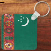 Turkmenistan Schlüsselanhänger (Rückseite)