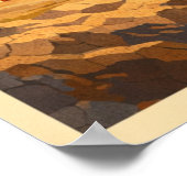 Turkmenistan - Vintage Travel Poster (Ecke)