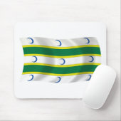 Turkmens Flag Mousepad (Mit Mouse)