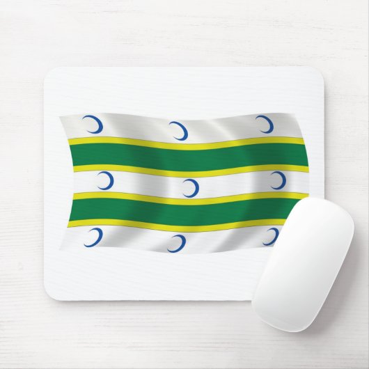 Turkmens Flag Mousepad (Mit Mouse)