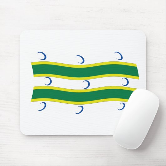Turkmens Flag Mousepad (Mit Mouse)