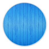 Türknauf Holz Blau Keramikknauf (Vorderseite)