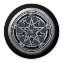 Türknäufe: Silbernes Pentagramm