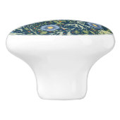 Türknopf - Algen- und Blumendesign Keramikknauf (Seitenansicht)