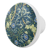 Türknopf - Algen- und Blumendesign Keramikknauf (Rechts)