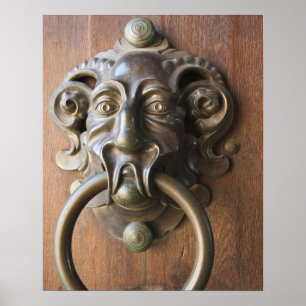 Türknopf an der Neuen Residenz Poster