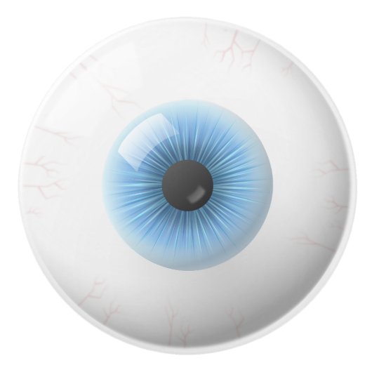 Türknopf für die Augenklappe Keramikknauf (Vorderseite)