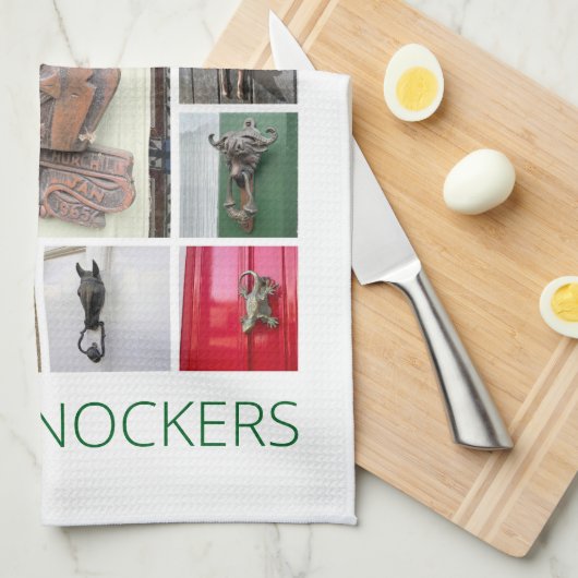 Türknopf Geschirrtuch (Viertel Falte)