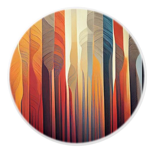 Türknopf "Im Mondlicht" Keramik Keramikknauf (Vorderseite)