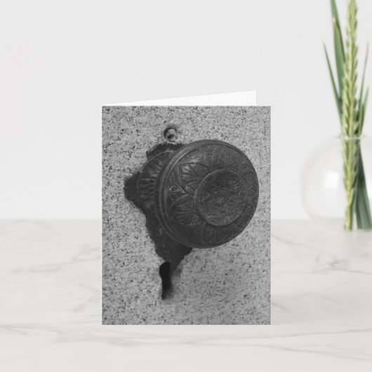Türknopf - Karte (Vorderseite)