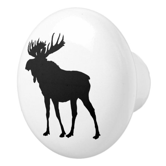 Türknopfschublade von Elche Tier Keramikknauf (Rechts)