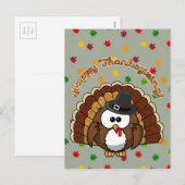 Turkowl - Erntedank-Karten und mehr Feiertagspostkarte (Vorne/Hinten)