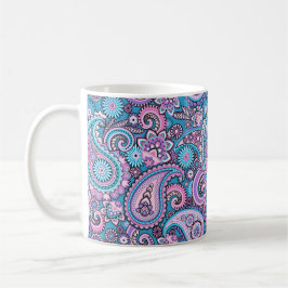 Türkquoise Paisley Kaffeetasse
