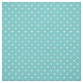 Türkquoise Polka Dot Hearts Stoff (Muster)