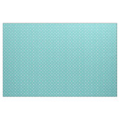 Türkquoise Polka Dot Hearts Stoff (Fat Quarter (45,7 x 55,9 cm))