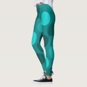 Türkquoise Polka Dot Leggings (Links)