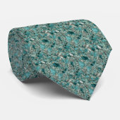 Türkquoise Stones Neck Tie Krawatte (Gerollt)