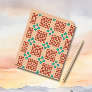 Türkquoise Zia Tribal Brown Tan