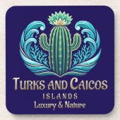 Turks and Caicos Islands Getränkeuntersetzer (Vorderseite)