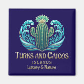 Turks and Caicos Islands Magnet (Vorne)