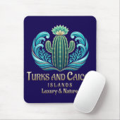 Turks and Caicos Islands Mousepad (Mit Mouse)