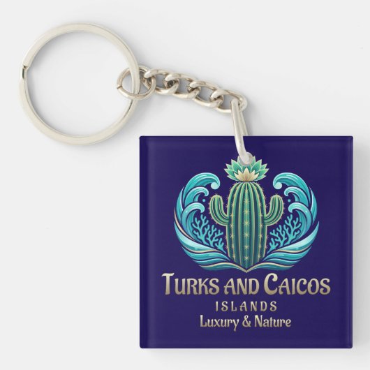 Turks and Caicos Islands Schlüsselanhänger (Vorderseite)