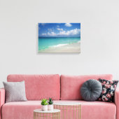 Turks & Caicos Beach Wrapped Canvas Leinwanddruck (Insitu (Wohnzimmer))