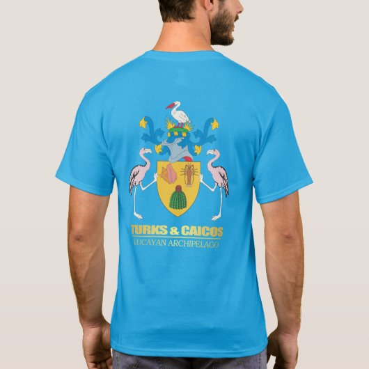 Turks & Caicos COA T-Shirt (Rückseite)