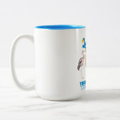 Turks & Caicos COA Zweifarbige Tasse (Links)