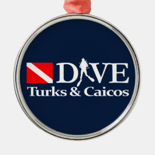 Turks & Caicos DV4 Ornament Aus Metall