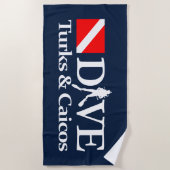 Turks & Caicos DV4 Strandtuch (Vorderseite)