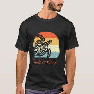 Turks Caicos Karibik Meeresschildkröten Urlaub T-Shirt