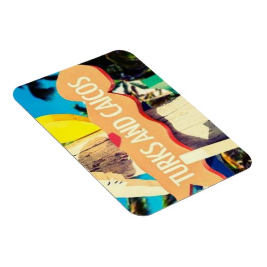 Turks & Caicos Magnet (Rechte Seite)