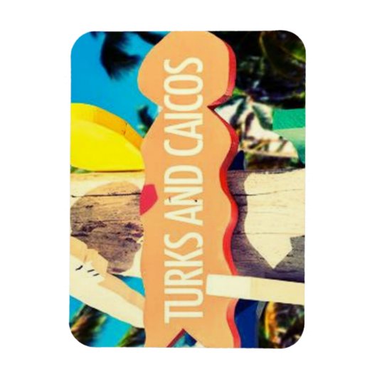 Turks & Caicos Magnet (Vertikal)