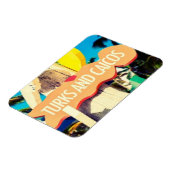 Turks & Caicos Magnet (Linke Seite)