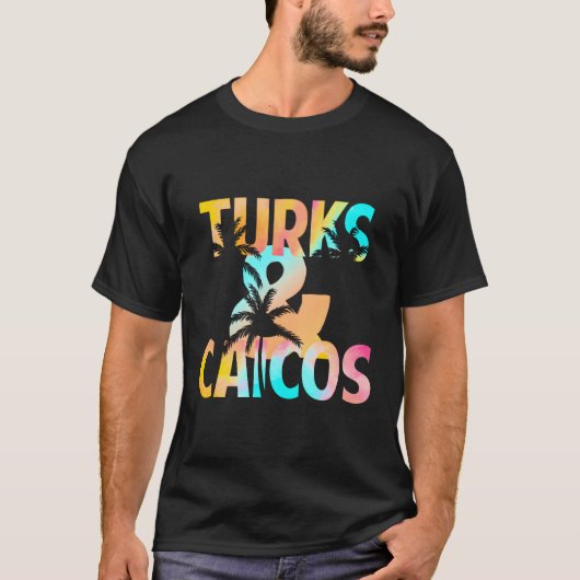 Turks Caicos Palm Trees T-Shirt (Vorderseite)