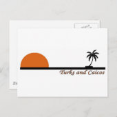 Turks & Caicos Postkarte (Vorne/Hinten)