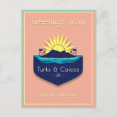 Turks & Caicos UK Ferien Postkarte (Vorderseite)