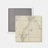 Turks-Inseln Magnet (Vorderseite/Rückseite)